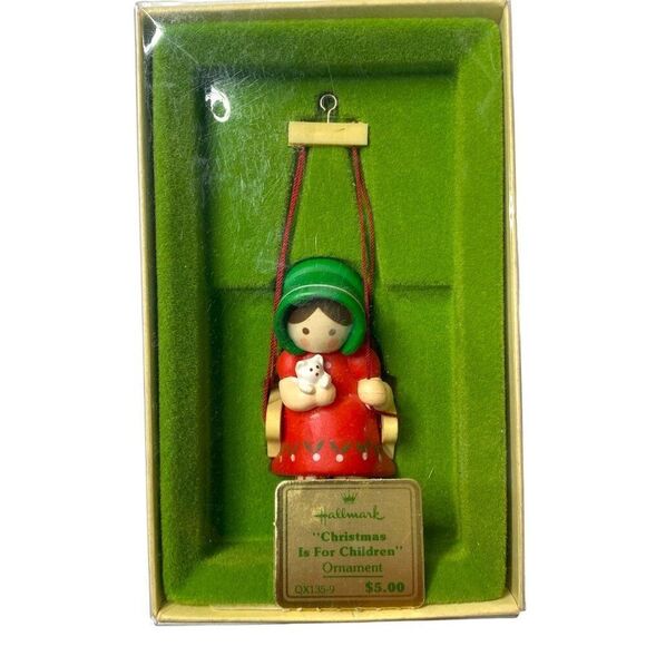 1979 Christmas Is For Children Tree Trimmer Hallmark Ornament - Picture 1 of 3